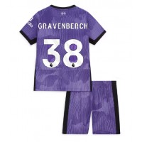 Koszulka piłkarska Liverpool Ryan Gravenberch #38 Strój Trzeci dla dzieci 2023-24 tanio Krótki Rękaw (+ Krótkie spodenki)